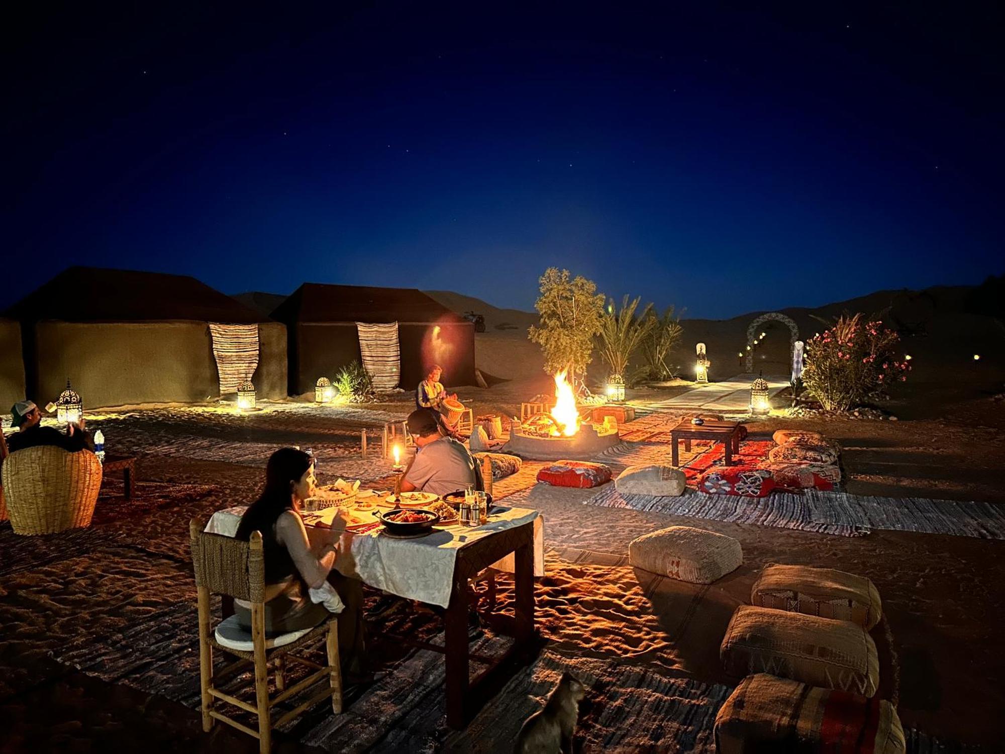 Sahara Wellness Camp Bed & Breakfast Merzouga Ngoại thất bức ảnh