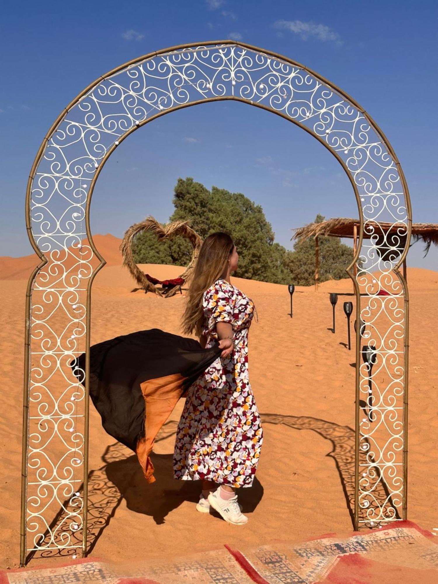 Sahara Wellness Camp Bed & Breakfast Merzouga Ngoại thất bức ảnh