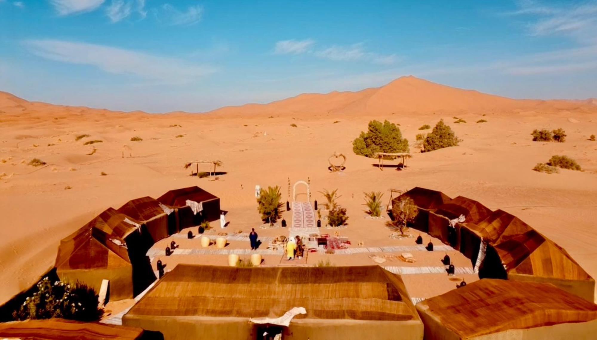 Sahara Wellness Camp Bed & Breakfast Merzouga Ngoại thất bức ảnh