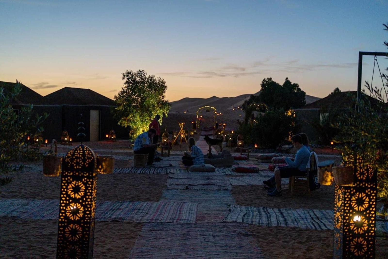 Sahara Wellness Camp Bed & Breakfast Merzouga Ngoại thất bức ảnh
