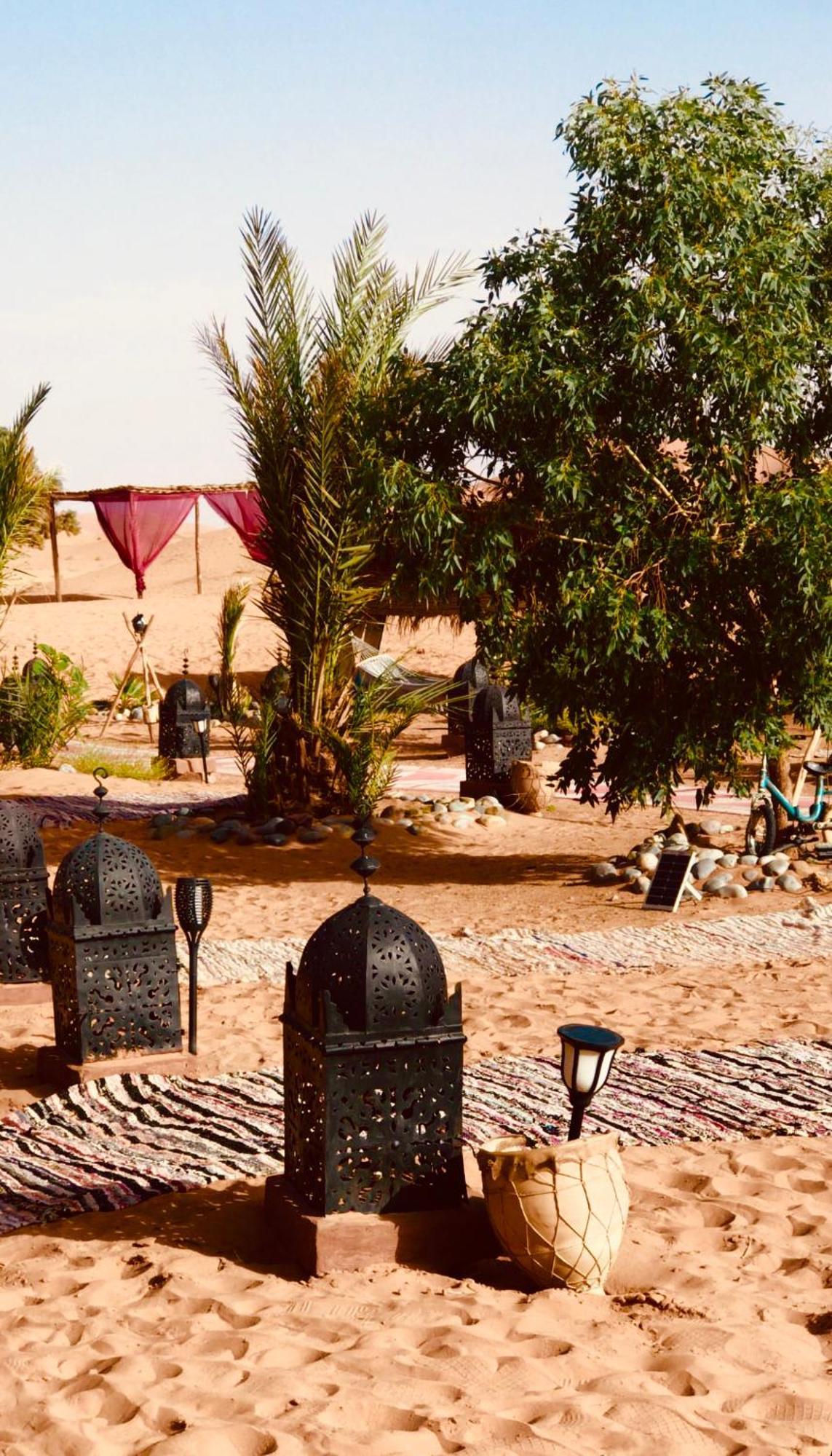 Sahara Wellness Camp Bed & Breakfast Merzouga Ngoại thất bức ảnh